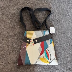 Geometric Crossbody small tote Bag